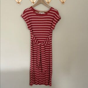 Stripped autumn dress